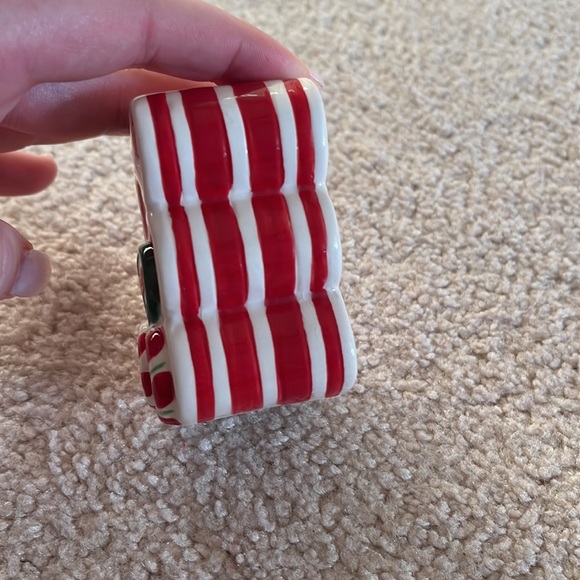 Vintage Fitz and Floyd Christmas Ribbon Candy Pepper Shaker - Picture 5 of 6